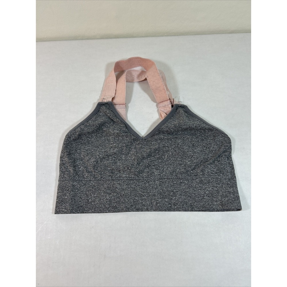 Danskin Lucky Brand Lot 5 Sports Bras Black Red Gray